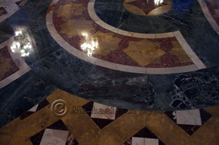 Hassan II Mosque floor decoration